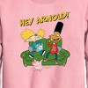 Boys' - Hey Arnold! - Arnold, Gerald and Abner Graphic Long Sleeve Fleece Sweatshirt - 2 of 3