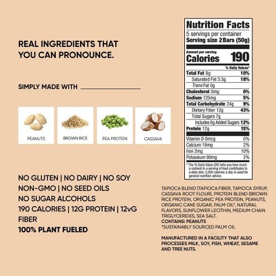 TRUBAR Get in My Belly Peanut Butter & Jelly Snack Bars - 6g Protein - 8.8oz/10ct