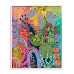 Stupell Industries Abstract Botanicals Vivid Hues, 24" x 30" - 1 of 4