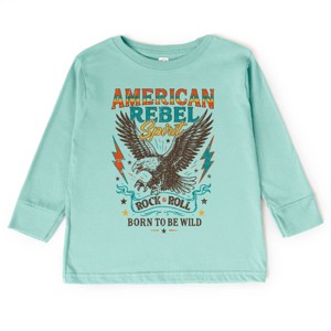 The Juniper Shop American Rebel Spirit Distressed Toddler Long Sleeve Tee - 1 of 4