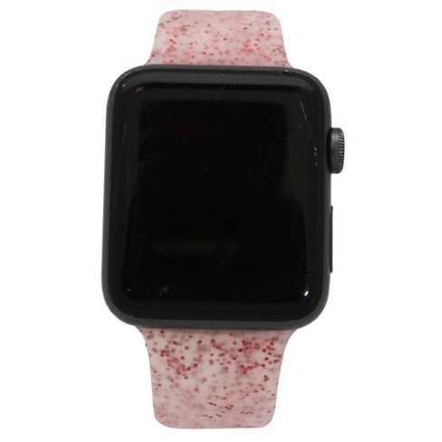 Olivia Pratt Glitter Silicone Apple Watch Band 38mm