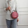 MKF Collection Ynnari Women's Crossbody Bag Croc-Embossed Chic Round by Mia K - 3 of 4