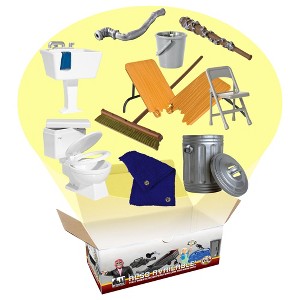 Hardcore Bathroom Deal for WWE & AEW Wrestling Action Figures - 1 of 3