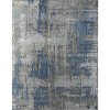 HomeRoots 8' X 10' Blue Abstract Hand Knotted Area Rug - 4 of 4