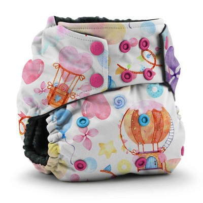Image of Kanga Care Rumparooz OBV (Organic viscose of Bamboo Velour) One Size Pocket Cloth Diaper | Candylicious Pink (6-40lbs)