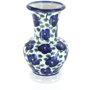 Blue Rose Polish Pottery 30-9 WR Unikat Medium Vase - 1 of 1
