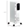 Mojgar Electric Space Heater, Freestanding 161 Sq. Ft. Fireplace Heater with 3 Modes - 2 of 4