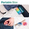 Sukuos 7-Day 2x Pill Organizer, Large Daily Pill Cases for Pills, Vitamins, Fish Oil & Supplements - 2 of 4