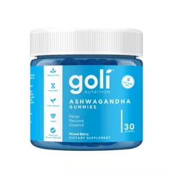 Goli Nutrition Ashwagandha Vegan Gummies - 30ct