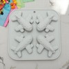 Unique Bargains Chocolate Mould 4-Cavity Airplane Candy Mould Hand Wash 5.55"x5.51"x0.83" 1 Pc - 2 of 4