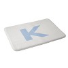 Deny Designs April Lane Art Block Monogram Memory Foam Bath Mat - 2 of 4