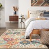 Lahome Moroccan Trellis Washable Area Rug-Soft Carpet for Living Room, Bedroom, or Entryway - 4 of 4