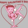 Men's Betty Boop Happy Galentine's Day T-Shirt - 2 of 4