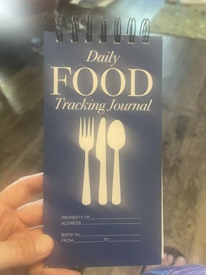 Juvale 12 Pack Bulk Food Tracker Journal For Weight Loss, Daily Food Log  With Breakfast, Lunch, Dinner, Water Sections, Pocket-sized, 8 X 4 In :  Target