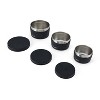 S'well Food Storage Canister Set Onyx: Stainless Steel, 3-Piece Kitchen Set, Dishwasher-Safe, 10-24 oz Capacity - 2 of 4
