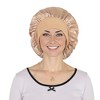 Anna-Kaci Satin Sleep Bonnet Elasticity Wide Band Silky Hair Protection for Curly and Natural Hair - 2 of 4