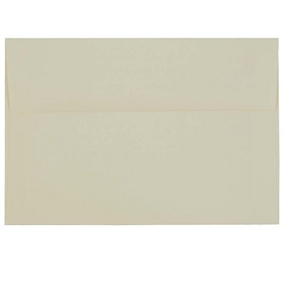 JAM Paper A8 Strathmore Invitation Envelopes 5.5 x 8.125 Ivory Laid 90810172I