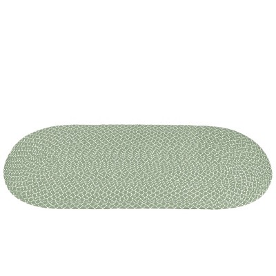 Collections Etc Sunsplash Braided Two-Tone Accent Rug