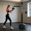 Soozier 4-in-1 Boxing Punching Bag Stand with 2 Speedballs, 360° Relax Bar, & PU-Wrapped Bag & Adjustable Height - 2 of 4