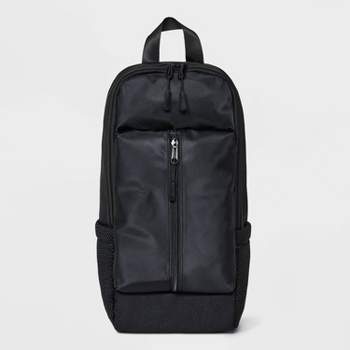 Men's Solid Sling Crossbody Bag - Original Use™ Black