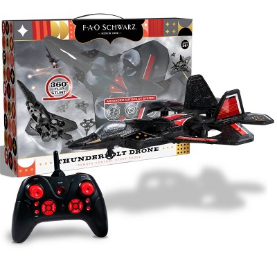 FAO Schwarz Thunderbolt Jet RC Stunt Drone