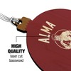 Alma College Scots Logo Wood Christmas Tree Holiday Ornament - 3 of 4