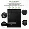 Grungis Freestanding Coat Racks with Bench and Cushion,Hall Tree with 3 Hooks and Shoe Storage,Entryway Furniture for Hanging Clothes - 4 of 4