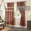 Maisie Panel with Attached Patch Valance Set of 2 84x40 - 3 of 4