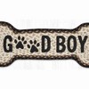Earth Rugs Good Boy Dog Bone Braided Jute Stair Tread – 9"x24" - 2 of 3