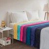 1 Pc Stylish Oversized Warm Blanket, All Season Home Textile fits Lux Bedroom Decor - 3 of 4