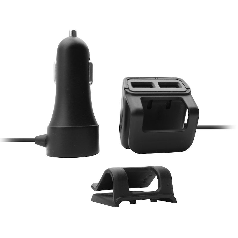 Macally Dual Position Car Seat Head Rest Mount and Holder, USB Charging Hub, 4 of 7