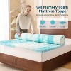 Dyonery Gel Memory Mattress Topper for Relax Body - 2/3 Inch Comfy Foam Mattress Topper for Back Pain, Washable Cover CertiPUR-US Certified - 4 of 4