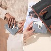 BEAFUP Small Wallets for Women Leather RFID Blocking Bifold Zipper Pocket Wallet with ID Window - 2 of 4