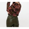 Women's Wo's Blouse V-neck Global Flower - ESQUALO - 4 of 4