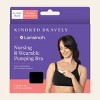 Kindred Bravely for Lansinoh, Nursing and Wearable Pumping Bra - Black - 2 of 4