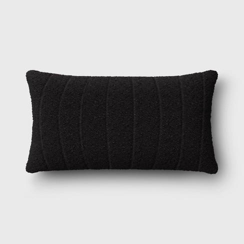 Oversized Channeled Boucle Lumbar Throw Pillow - Threshold™ - image 1 of 4