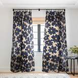 Miho mini floral garden Single Panel Sheer Window Curtain - Deny Designs