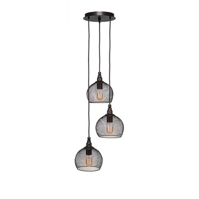 Toltec Lighting Plexus 3 - Light Pendant in  Bronze