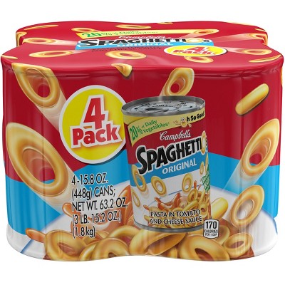 Campbell's SpaghettiOs Original - 63.2oz/4ct