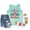 The Juniper Shop Little Miss Firecracker Checkered Youth Tank Top - 2 of 4