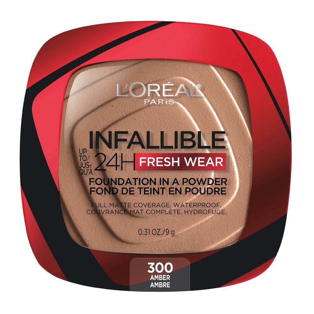 Photos - Other Cosmetics LOreal L'Oreal Paris Infallible Up to 24hr Fresh Wear Foundation in a Powder - Am 
