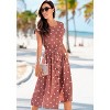 Women's Belted Polka Dot Dress - LASCANA - 3 of 4