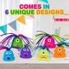 ArtCreativity Hair Pulling Screaming Monster Fidget Toys (Set of 6) - 2 of 4
