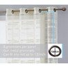 HLC.ME Broadway Stripe Decorative Semi Sheer Light Filtering Grommet Window Treatment Curtain Panels - Set of 2 - 2 of 4
