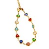 Gold - toned Alloy Heart - shaped Modern Unisex Bracelet - 4 of 4