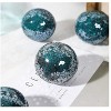 Whole Housewares 3'' Decorative Balls for Centerpiece Bowls - Black - Set of 5 - 4 of 4