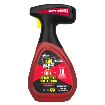 Raid Max Bug Killer Perimeter Protection Bug Spray - 30oz