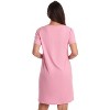 Just Love Short Sleeve Nightgown for Women – Cozy, Lightweight Sleepwear with Classic Design - 3 of 3