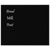 vidaXL Wall-mounted Magnetic Board Black 23.6"x19.7" Tempered Glass - 3 of 4