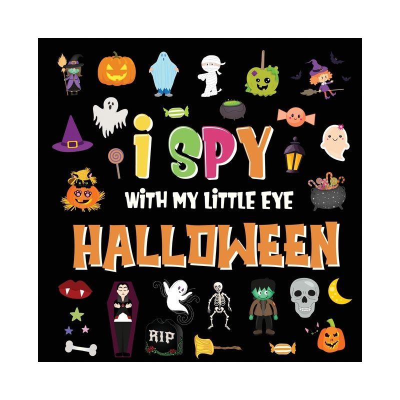 I Spy With My Little Eye - Halloween - by  Pamparam Kids Books (Paperback), 1 of 2